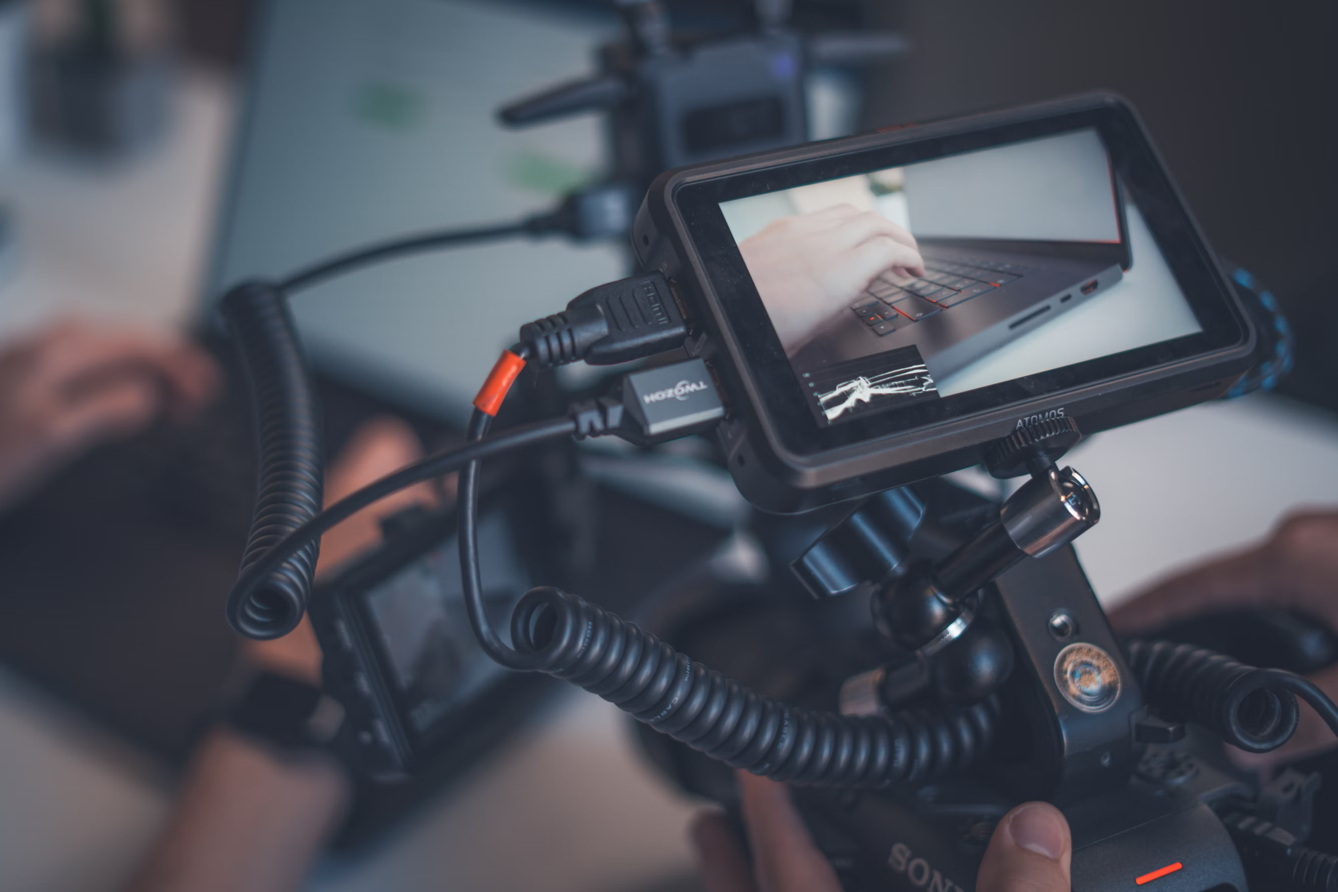 Behind the lens